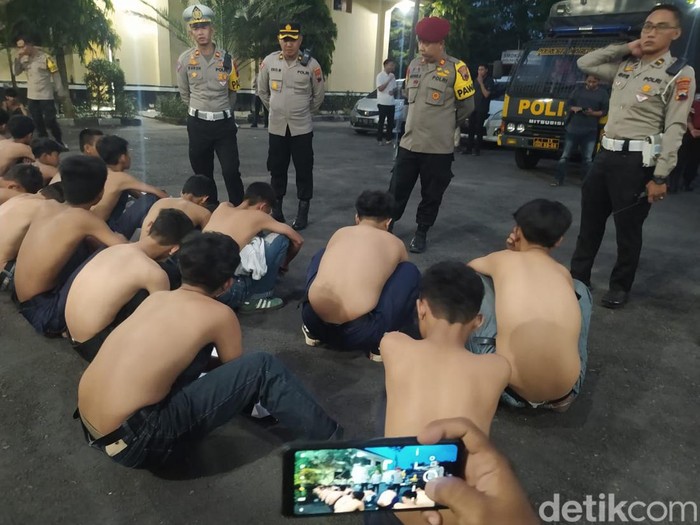 36 Anak Diamankan Polisi Saat Hendak Konvoi Motor Di Borobudur