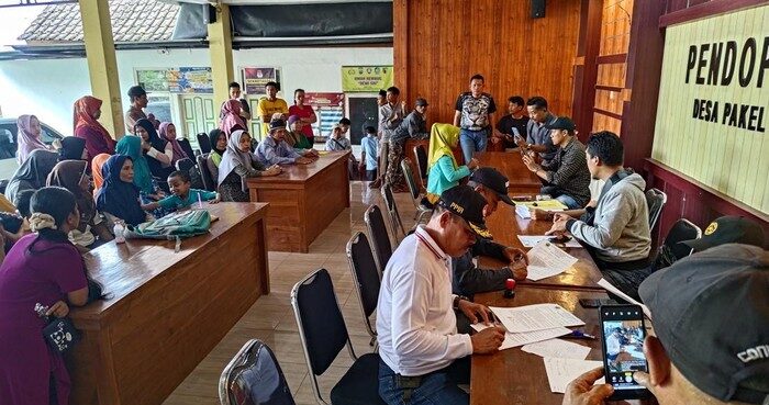 500 Warga Pakel Terima Tali Asih Berkat Polresta Banyuwangi