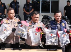 80 Motor Bodong dari Semarang ke Vietnam di Ungkap Ditreskrimum Polda Jateng