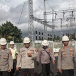 Anggota Ditpamobvit Polda Jatim Laksanakan Patroli gardu Induk Pln Giri