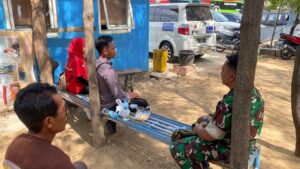 Personil Polsek Rembang Kota Patroli Ke Obyek Wisata Pantai Antisipasi Keramaian