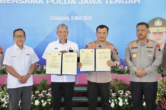 Beri Jaminan Keamanan, Kapolda Jateng Teken Mou Dengan Dirut Pt