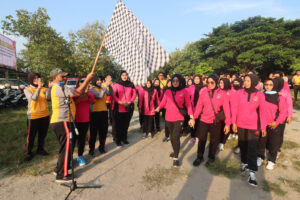 Bhayangkari Polres Sukoharjo Gelar Olahraga Bersama Personil