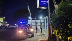 Cegah 3C, Anggota Polsek Sumber Laksanakan Patroli Blue Light