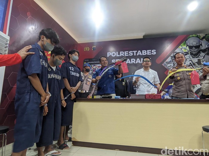 Empat Anggota Geng Ditangkap Usai Tawuran Bersajam Di Genuk Semarang