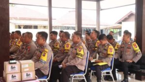 Kapolres Lamandau Berikan Pengarahan Khusus saat Anev Bhabinkamtimas