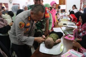 Cegah Stunting, Polres Lamandau Laksankan Gebyar Posyandu Presisi