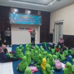 Gelar Polisi Sabahat Anak, Satlantas Polres Rembang Edukasi Anak Anak