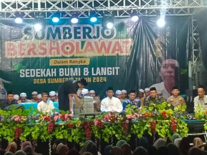 Kapolsek Rembang Hadiri Giat Pengajian Umum dan Tasyakuran Sedekah Bumi