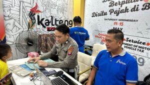 Hadir di Kalteng Expo 2024, Ditlantas Polda Kalteng Buka Layanan Samsat Keliling