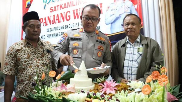 Ini Harapan Kapolres Banjarnegara Saat Resmikan Satkamling Panjang Wangi Purwanegara