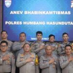 Ini Pesan Kapolres Humbahas Saat Pimpin Anev Bhabinkamtibmas