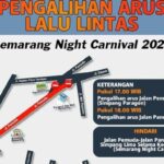 Ini Skenario Pengalihan Arus Lalulintas Saat Semarang Night Carnival Sabtu