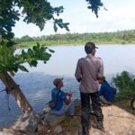 Jaga Kamtibmas, Kapolsek Kabat Banyuwangi Patroli Imbang Di Pantai Pondoknongko