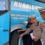 Jaga Keselamatan Berlalu Lintas, Satlantas Polres Rembang Gelar Ramp Check