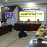 Kabaharkam Pimpin Rakor Kesiapan pengamanan polresta Banyuwangi