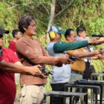 Kabag Sdm Polres Rembang Tinjau Latihan Menembak Hari Kedua