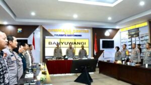 Kabaharkam Polri Pimpin Rakor Kesiapan Pengamanan di Polresta Banyuwangi