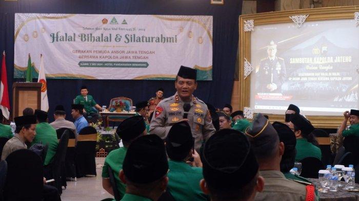 Kapolda Irjen Gelar Halal Bihalal Bersama Kader Gp Ansor Jateng