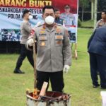 Kapolda Kalteng Pimpin Konferensi Pers Pengungkapan Narkoba