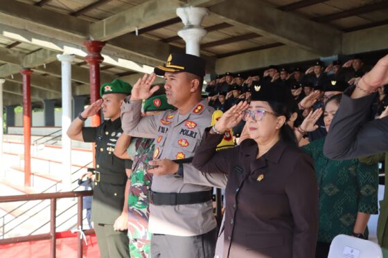 Kapolres Jembrana Hadiri Upacara Hari Kebangkitan Nasional Ke 116 Di Stadion