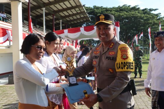 Kapolres Jembrana Hadiri Upacara Peringatan Hardiknas Ke 77