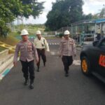 Kapolsek Giri Banyuwangi Cek Pengamanan Gardu Induk Pln Giri Guna