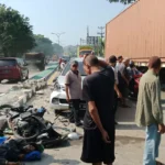 Kecelakaan Beruntun Di Depan Kiw Semarang, Satu Pengendara Tewas