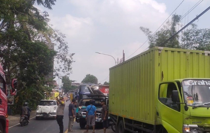 Kecelakaan Karambol Di Ajibarang Banyumas, Libatkan 4 Kendaraan