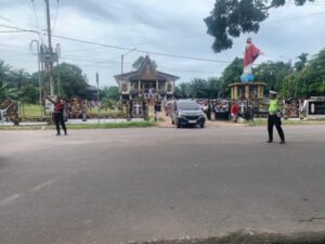 Amankan Peringatan Kenaikan Isa Al Masih, Polres Lamandau Terjunkan Personil