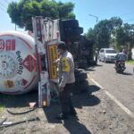 Kronologi Kecelakaan Truk Tangki Di Jalur Jember Banyuwangi, 1 Tewas