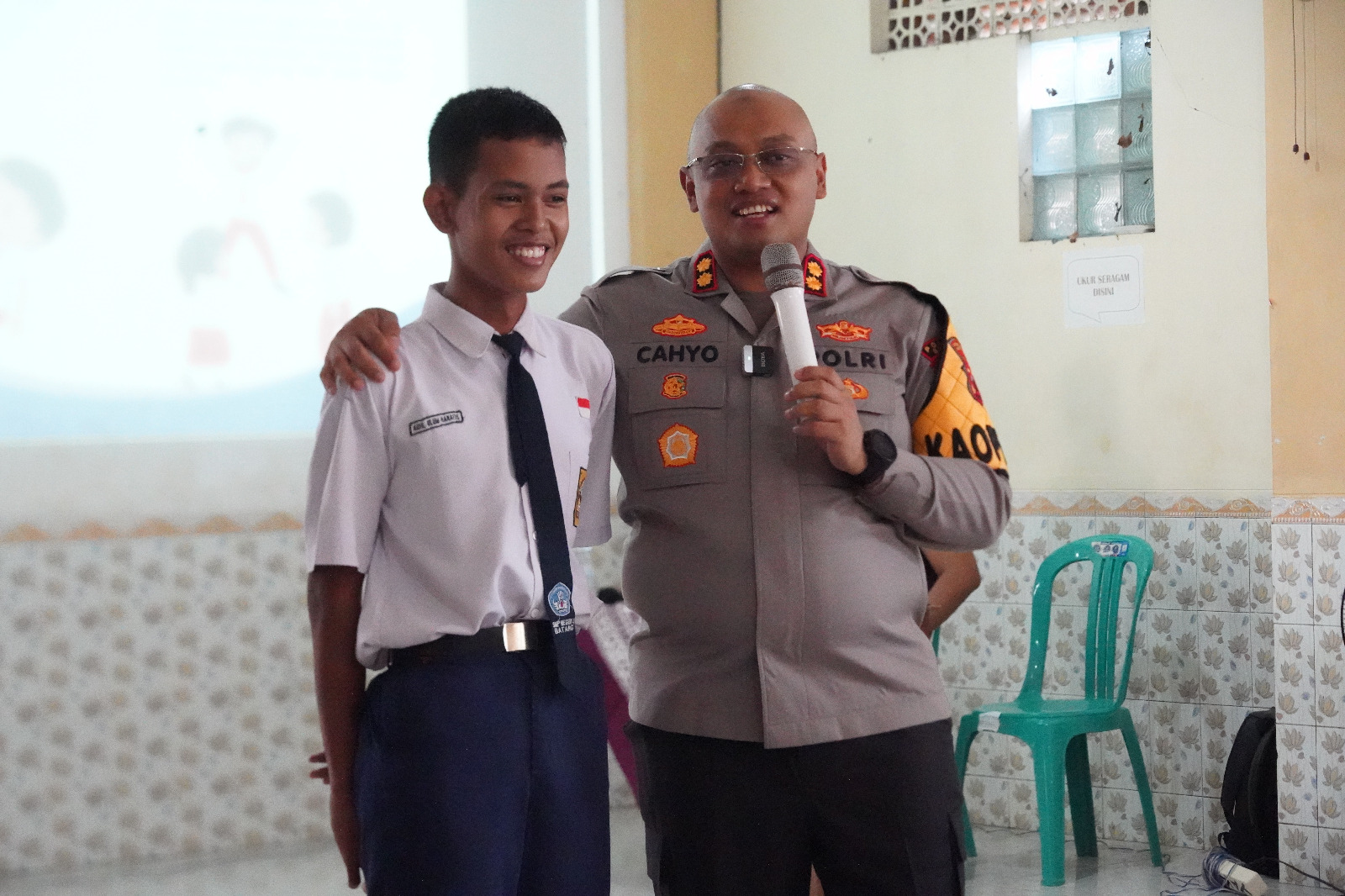 Kunjungan Kapolres Ke Smpn 3 Batang Dorong Siswa Untuk Berkata