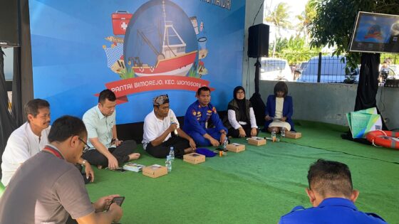 Penyuluhan Oleh Sat Polairud Polresta Banyuwangi Jelang Wwf Di Bali