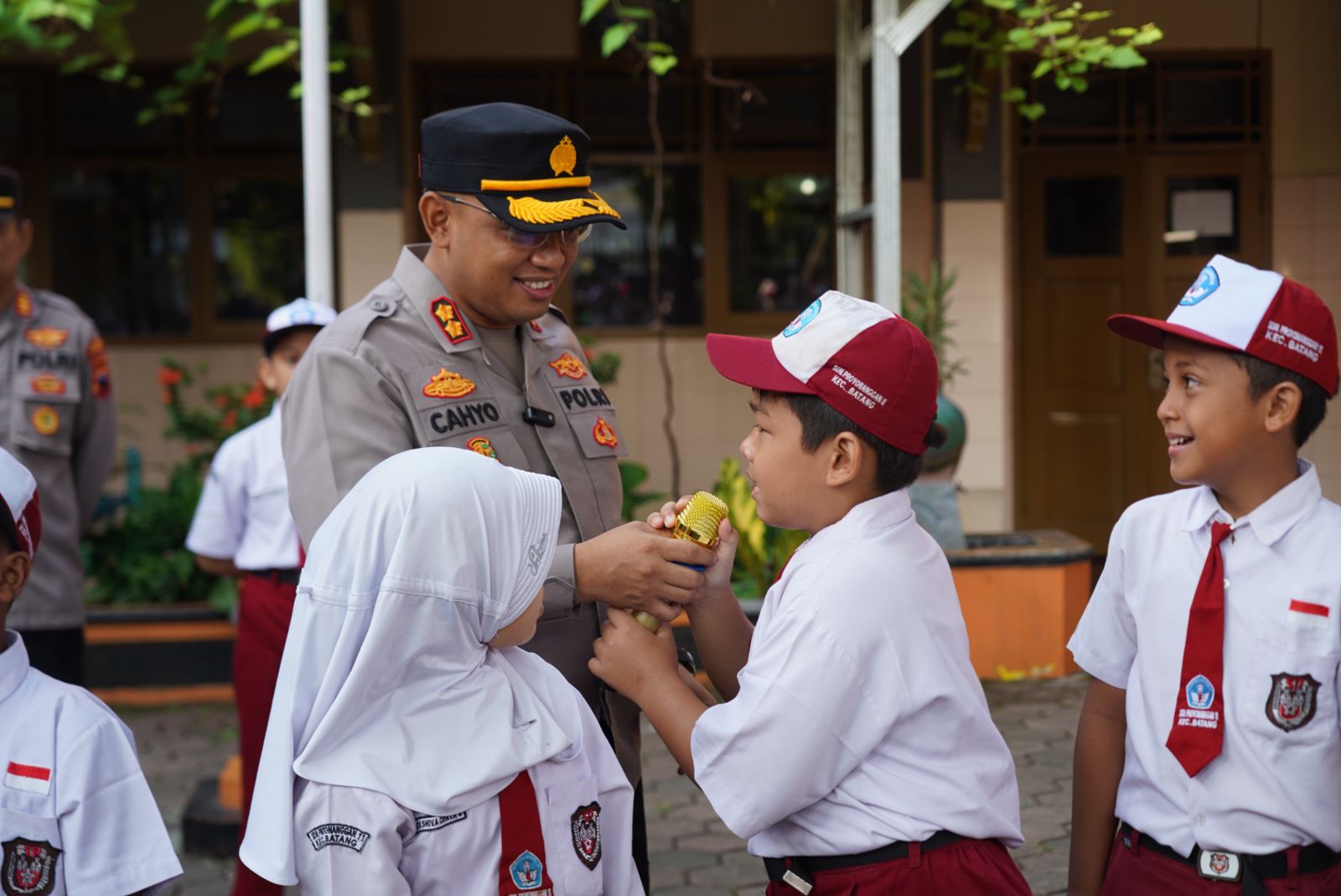 Para Siswa Diajak Kapolres Batang Untuk Miliki Ketekunan Dalam Belajar