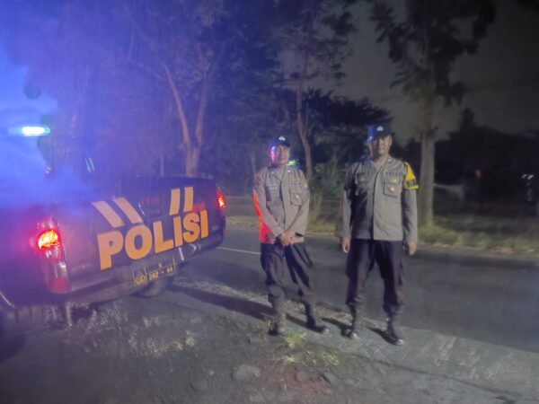 Patroli Polsek Tegaldlimo Kawal Kondusifitas Dalam Imbangan Ops Puri Agung