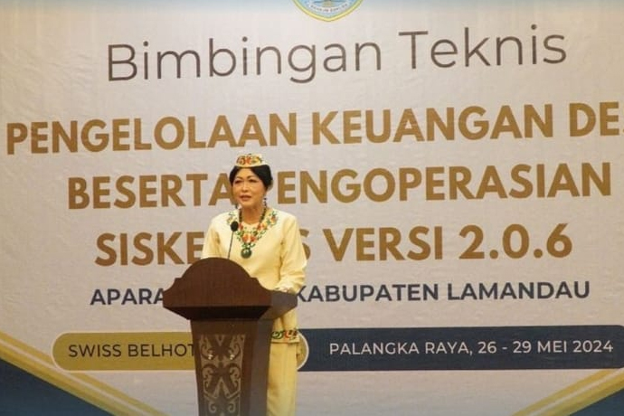 Penekanan Pj Bupati Lamandau Saat Bimtek Pengelolaan Keuangan Desa