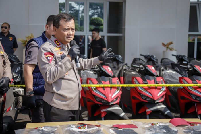 Pengiriman 80 Motor Bodong Dari Semarang Ke Vietnam Di Ungkap