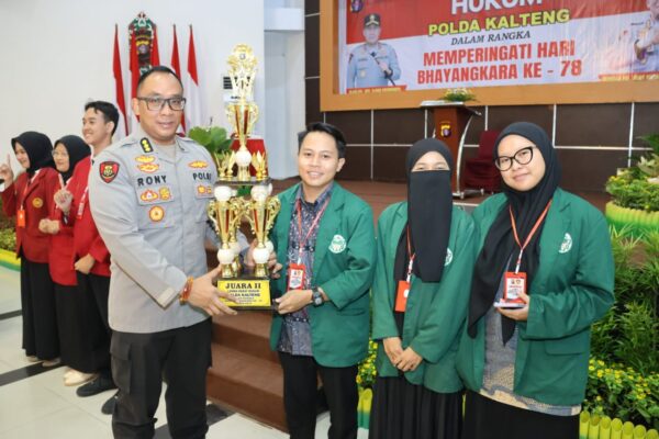 Peringati Hari Bhayangkara Ke 78, Polda Kalteng Gelar Lomba Debat Hukum