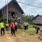 Personel Bko Polres Lamandau Gelar Bakti Sosial