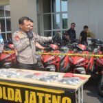 Polda Jateng Gagalkan Pengiriman 80 Motor Bodong Dari Indonesia Ke