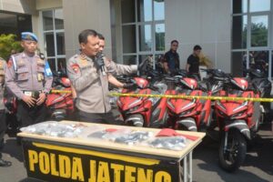 Polda Jateng Gagalkan Pengiriman 80 Motor Bodong dari Indonesia ke Vietnam, Ini Modusnya