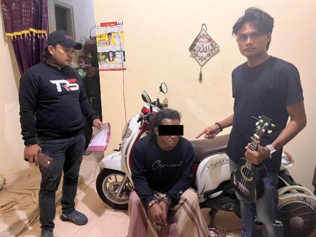 Polisi Di Banyuwangi Menangkap Pelaku Penggelapan Sepeda Motor