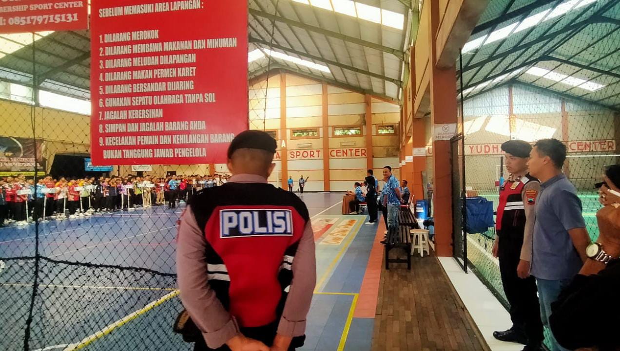 Polres Banjarnegara Amankan Kejurprov Bola Voly U 17 Guna Antisipasi Gangguan