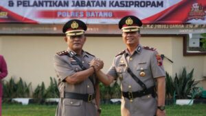 Kapolres Batang Pimpin Sertijab Wakapolres