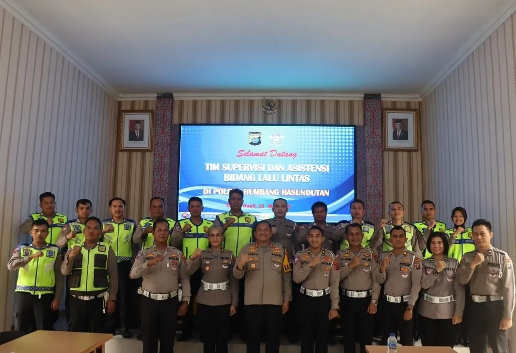 Polres Humbahas Kedatangan Tim Supervisi Dan Asistensi Ditlantas Poldasu