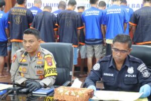 Polres Kobar Ungkap Pencurian Sawit, 24 Tersangka Diringkus, 2 Positif Narkoba