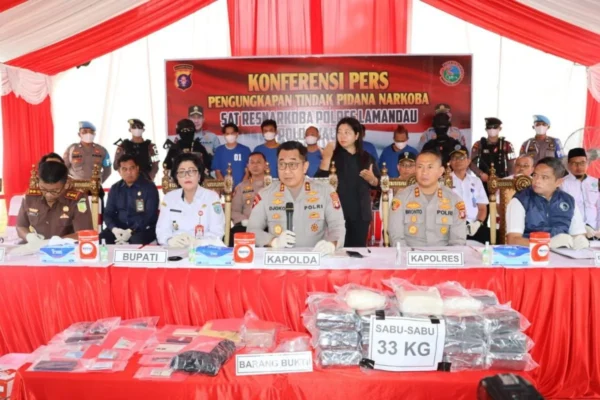 Polres Lamandau Ungkap Peredaran 33,8 Kg Sabu: Terbesar Di Kalteng