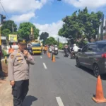 Polresta Banyuwangi Terapkan Sistem Buka Tutup Akibat Perbaikan Jembatan Labanasem