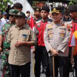 Polresta Magelang Mengawal Perjalanan Bhikkhu Thudong Menuju Mendut