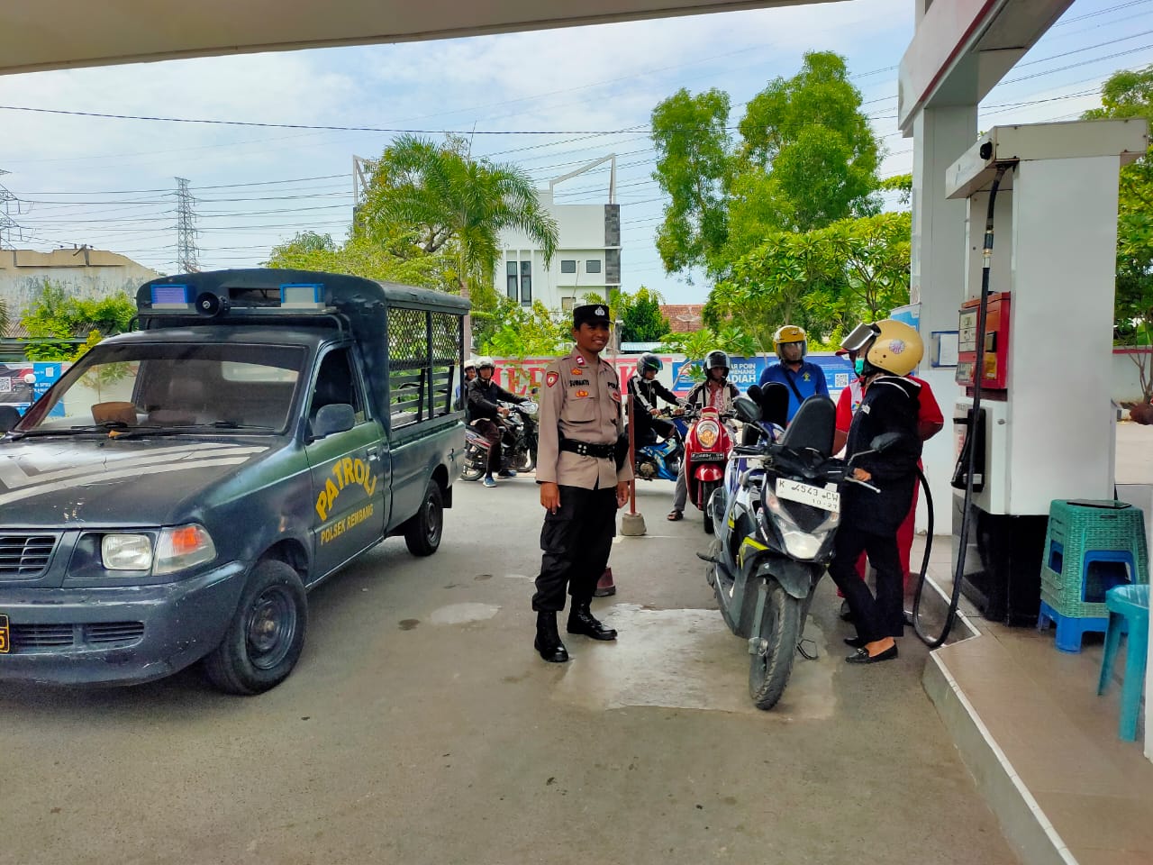 Polsek Rembang Kota Patroli Di Spbu Antisipasi Kejahatan 3c